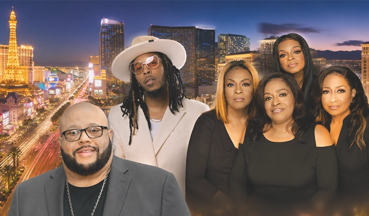 Legends of Gospel: Vegas Residency will feature Fred Hammond, Deitrick Haddon and The Clark Sisters. (Handout Photos)