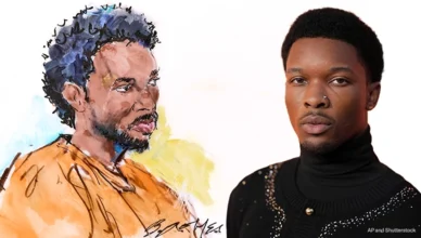 D4vd Sketch and Event Photo sized to 1280x720. (Credit: AP and Shutterstock)