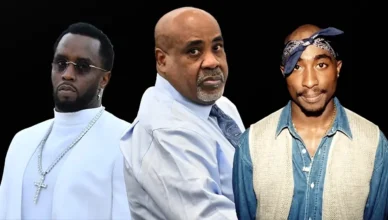 Diddy Keefe D in Court and Tupac Shakur (Credit: Shutterstock)