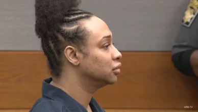 Reality TV personality Sidney Starr made a court appearance Tuesday, August 26, 2026 in Atlanta, Georgia. (Credit: WSB-TV)