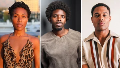 Starz Black rodeo series will star (L-R) DeWanda Wise (Credit Alano Miller), Tian Richards (Credit: Lashaun Clay), Marcus Mitchell (Credit Joelyn Dalit)