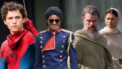 The summer 2026 blockbusters include (L-R) Spider-Man: Brand New Day, Michael and The Odyssey (Credit: Marvel Studios and Sony Pictures Releasing, Lionsgate and Universal Pictures)